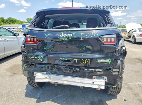 3C4NJDBB5KT629820 2019 JEEP COMPASS Black უკანა ხედი
