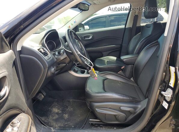 3C4NJDBB5KT629820 2019 JEEP COMPASS Black წინა სალონის ხედი