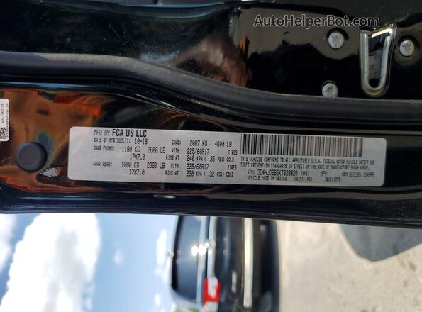 3C4NJDBB5KT629820 2019 JEEP COMPASS Black ძრავის განყოფილების ხედი
