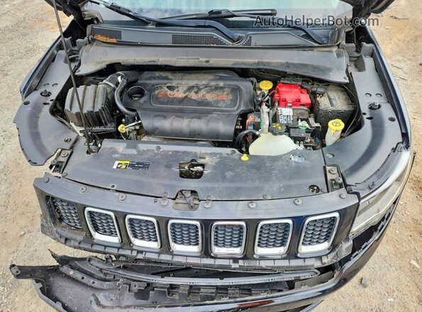 3C4NJDBB5KT653440 2019 JEEP COMPASS Black Vista del compartimento del motor
