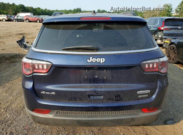3C4NJDBB5KT835901 2019 JEEP COMPASS Blue Вид ззаду