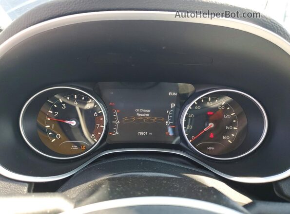 3C4NJDBB5LT238281 2020 JEEP COMPASS Gray Instrument cluster view