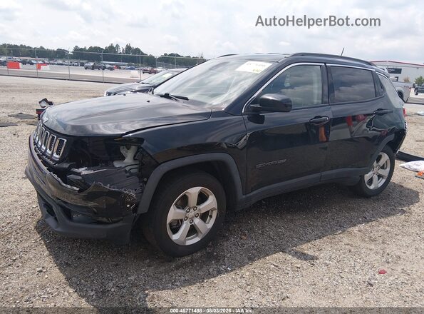 3C4NJDBB5MT566687 2021 JEEP COMPASS Black Առջևի ձախ երեք քառորդ տեսարան