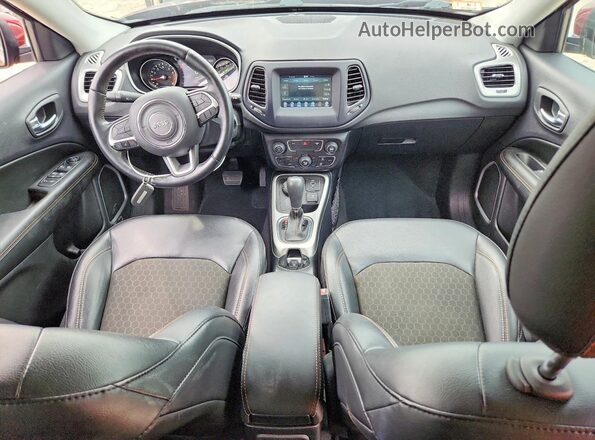 3C4NJDBB5MT569847 2021 JEEP COMPASS Burgundy Вид панелі приладів
