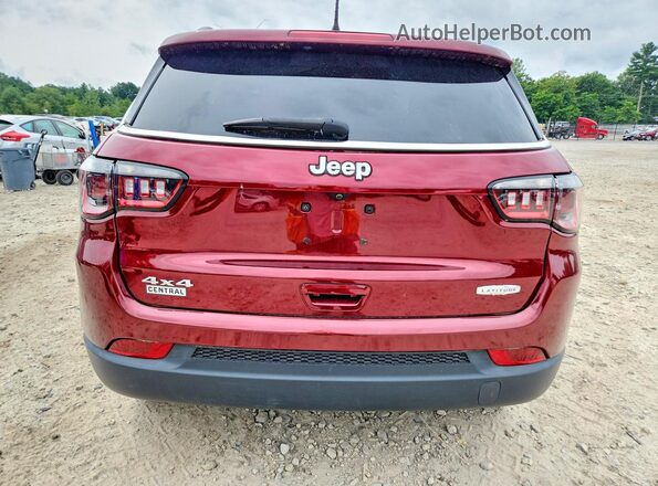 3C4NJDBB5MT569847 2021 JEEP COMPASS Burgundy Вид ззаду