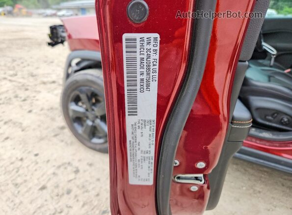 3C4NJDBB5MT569847 2021 JEEP COMPASS Burgundy Панорамний вид салону 360°
