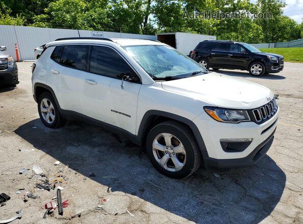 3C4NJDBB6JT139434 2018 JEEP COMPASS Белый Передняя правая четверть