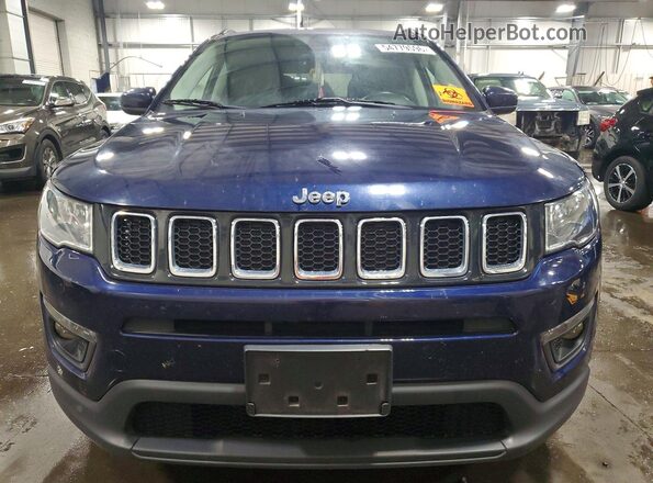 3C4NJDBB6JT147680 2018 JEEP COMPASS Blue წინა ხედი
