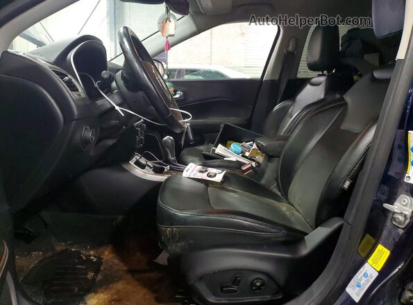 3C4NJDBB6JT147680 2018 JEEP COMPASS Blue წინა სალონის ხედი