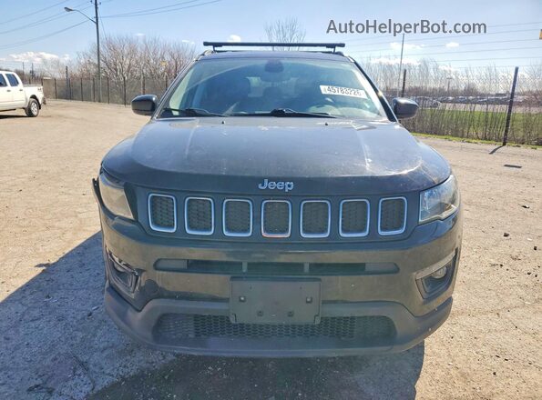 3C4NJDBB6JT155097 2018 JEEP COMPASS Черный Вид спереди
