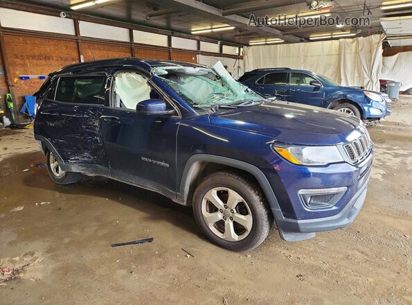 3C4NJDBB6JT160963 2018 JEEP COMPASS Blue Front right