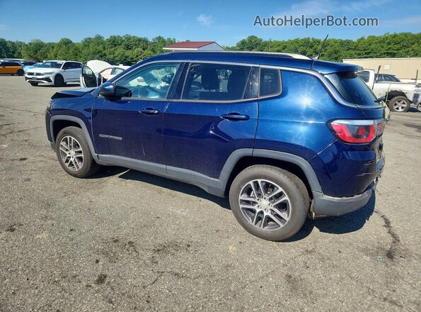 3C4NJDBB6JT168030 2018 JEEP COMPASS Blue Trasero izquierdo