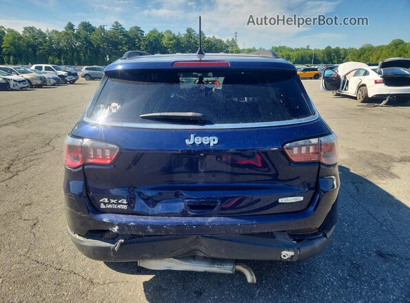 3C4NJDBB6JT168030 2018 JEEP COMPASS Blue Vista trasera