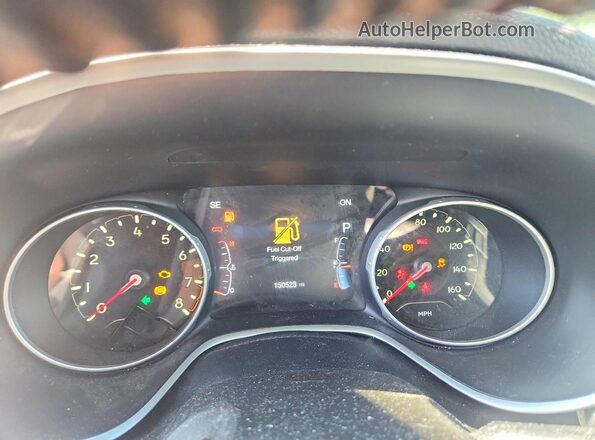 3C4NJDBB6JT168030 2018 JEEP COMPASS Blue Vista del cuadro de instrumentos
