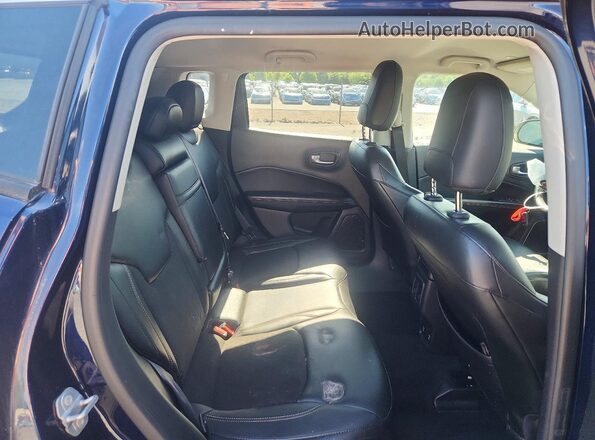 3C4NJDBB6JT168030 2018 JEEP COMPASS Blue Vista interior trasera