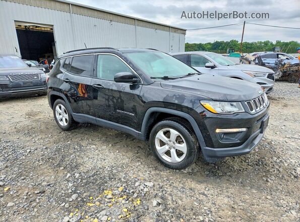 3C4NJDBB6JT176225 2018 JEEP COMPASS Черный Передняя правая четверть