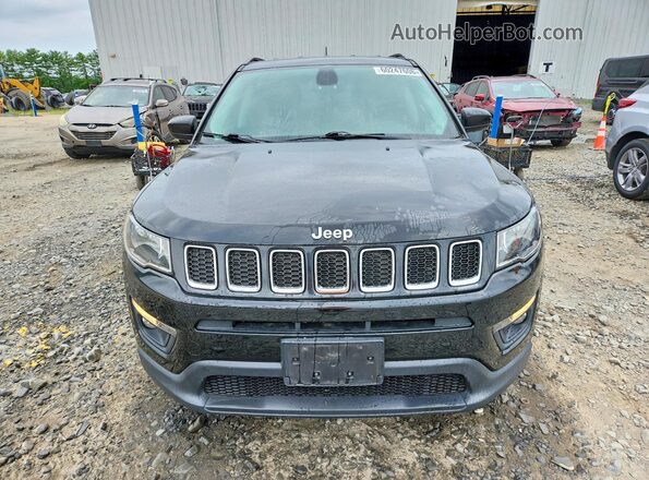3C4NJDBB6JT176225 2018 JEEP COMPASS Черный Вид спереди