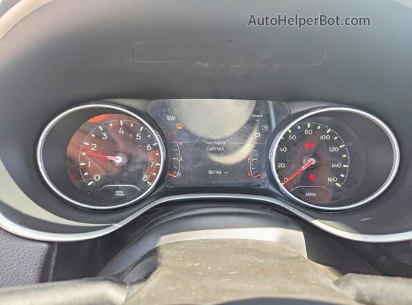 3C4NJDBB6JT192196 2018 JEEP COMPASS White Սարքավորումների վահանակի տեսք