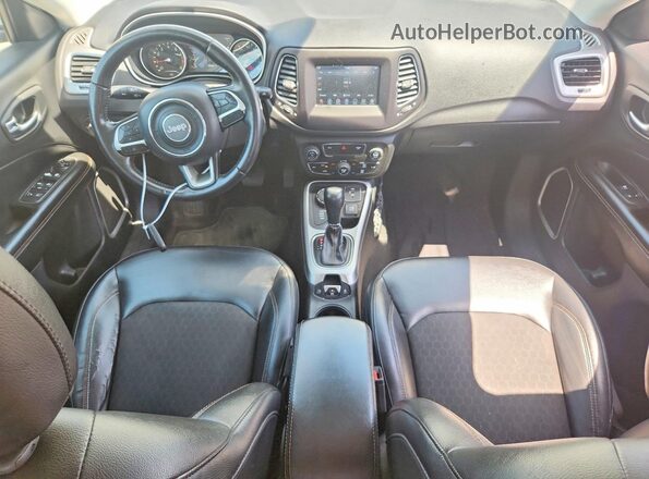 3C4NJDBB6JT192196 2018 JEEP COMPASS White Առջևի վահանակի տեսք