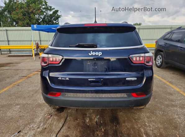 3C4NJDBB6JT232082 2018 JEEP COMPASS Blue Rear view
