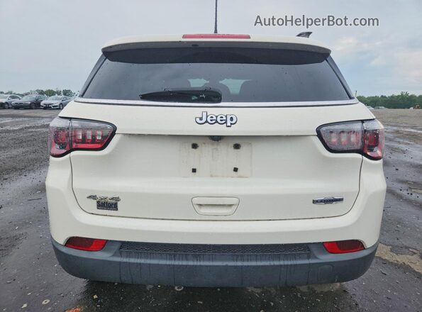 3C4NJDBB6JT283047 2018 JEEP COMPASS White უკანა ხედი