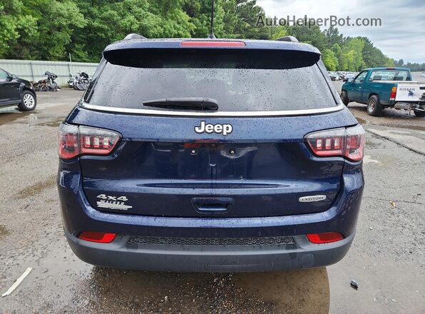 3C4NJDBB6JT283646 2018 JEEP COMPASS Blue Հետևի տեսք