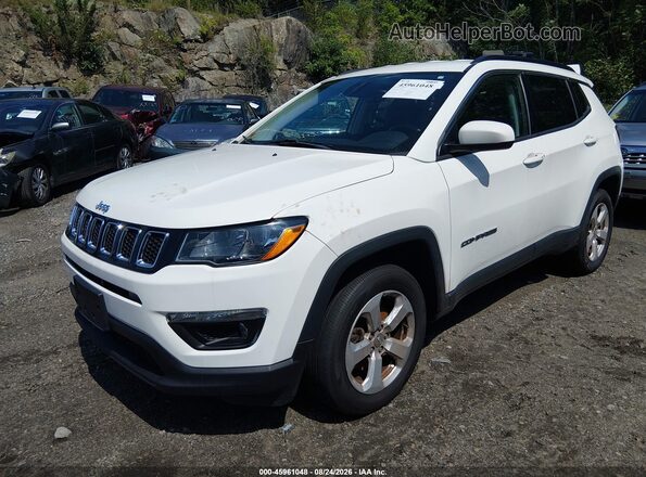 3C4NJDBB6JT314054 2018 JEEP COMPASS Белый Передняя левая четверть