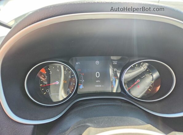 3C4NJDBB6JT373508 2018 JEEP COMPASS White Vista del cuadro de instrumentos
