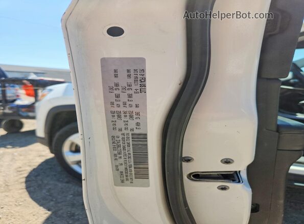 3C4NJDBB6JT373508 2018 JEEP COMPASS White Vista de la etiqueta del VIN