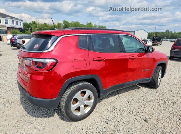 3C4NJDBB6KT686110 2019 JEEP COMPASS Red Trasero derecho