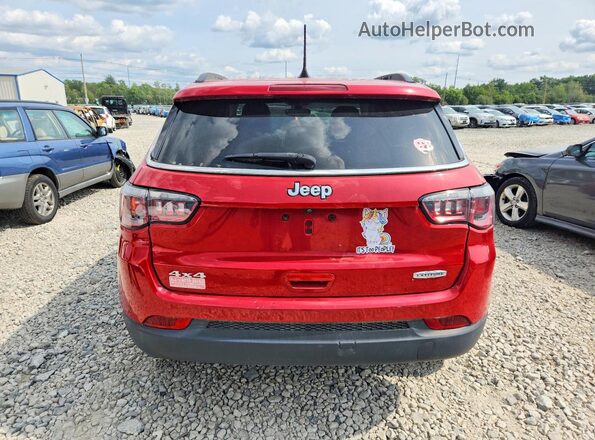 3C4NJDBB6KT686110 2019 JEEP COMPASS Red Vista trasera