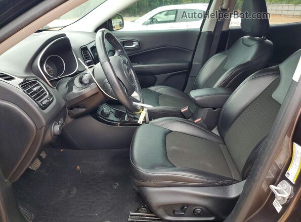 3C4NJDBB6MT530829 2021 JEEP COMPASS Gray Widok wnętrza z przodu
