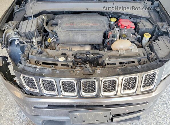 3C4NJDBB6MT543466 2021 JEEP COMPASS Gray Vista interior trasera