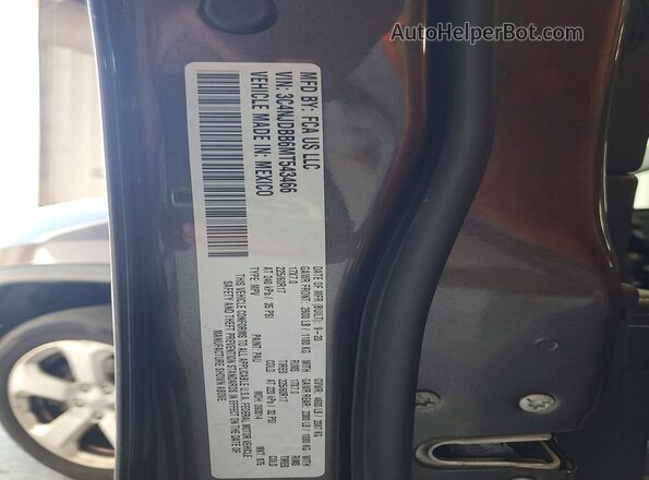3C4NJDBB6MT543466 2021 JEEP COMPASS Gray Vista de la etiqueta del VIN