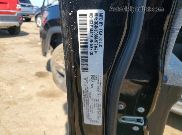 3C4NJDBB6NT216714 2022 JEEP COMPASS Black Вид наклейки з VIN-кодом