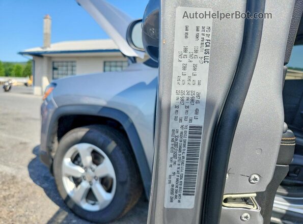 3C4NJDBB7JT162687 2018 JEEP COMPASS Серебряный Вид наклейки с VIN-кодом