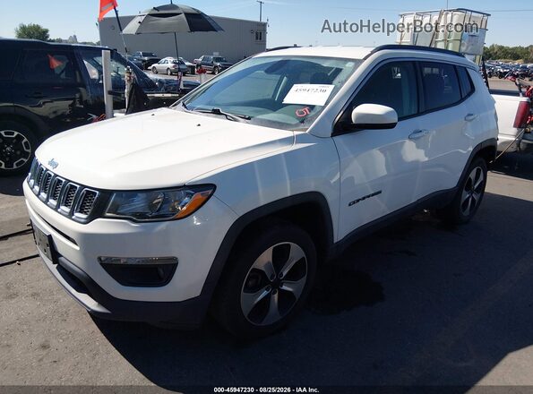 3C4NJDBB7JT180297 2018 JEEP COMPASS White Առջևի ձախ երեք քառորդ տեսարան