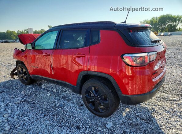 3C4NJDBB7KT672328 2019 JEEP COMPASS Red Trasero izquierdo