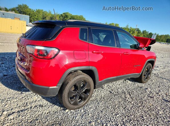 3C4NJDBB7KT672328 2019 JEEP COMPASS Red Trasero derecho