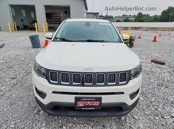 3C4NJDBB7KT703299 2019 JEEP COMPASS White წინა ხედი