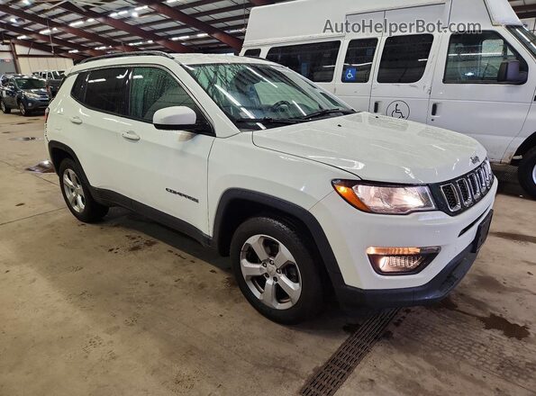 3C4NJDBB7KT734245 2019 JEEP COMPASS White წინა მარჯვენა