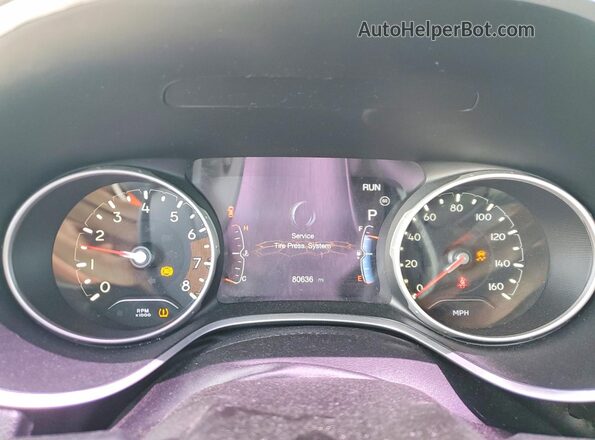 3C4NJDBB7LT165382 2020 JEEP COMPASS Black ხელსაწყოთა პანელის ხედი