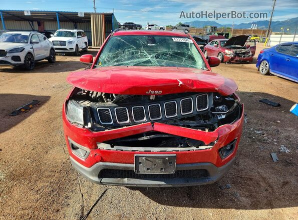 3C4NJDBB8HT659662 2017 JEEP COMPASS Red Widok z przodu