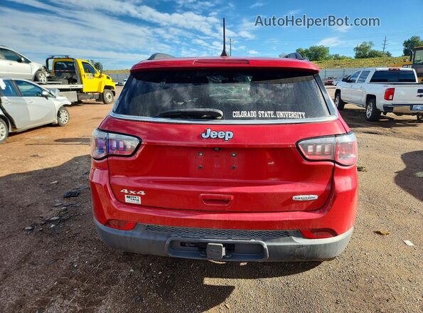 3C4NJDBB8HT659662 2017 JEEP COMPASS Red Widok z tyłu