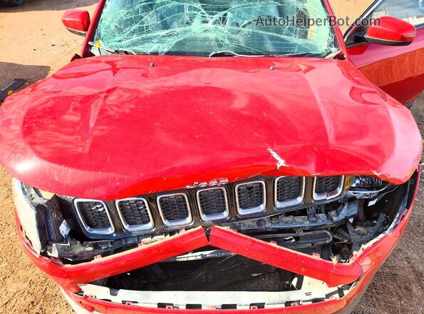 3C4NJDBB8HT659662 2017 JEEP COMPASS Red Widok wnętrza z tyłu
