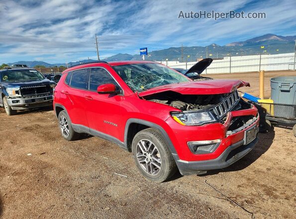 3C4NJDBB8HT659662 2017 JEEP COMPASS Red Przód prawy