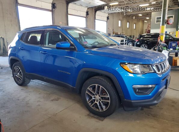 3C4NJDBB8HT665932 2017 JEEP COMPASS Blue Передня права чверть