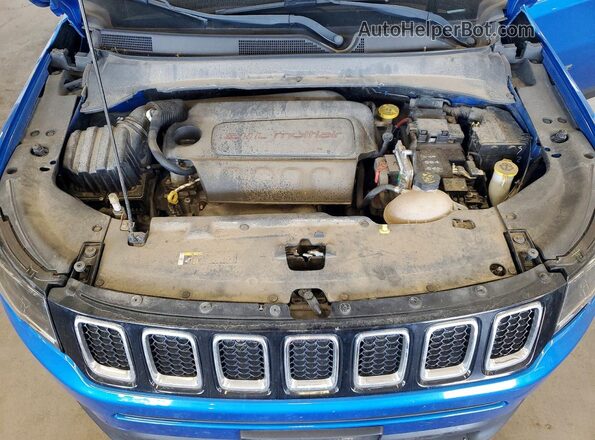 3C4NJDBB8HT665932 2017 JEEP COMPASS Blue Вид підкапотного простору