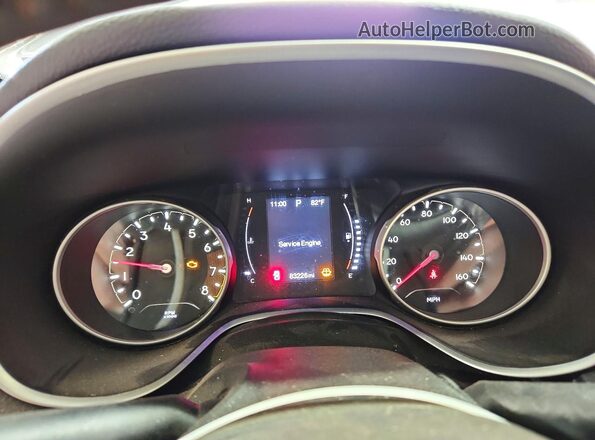 3C4NJDBB8JT162228 2018 JEEP COMPASS Gray Սարքավորումների վահանակի տեսք