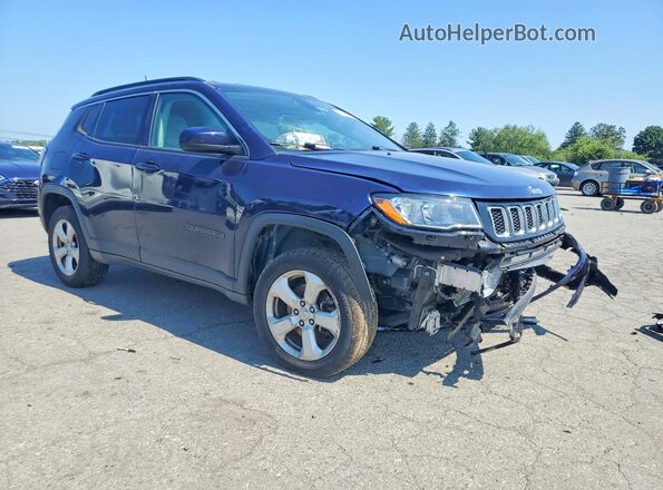 3C4NJDBB8JT207717 2018 JEEP COMPASS Blue Передня права чверть